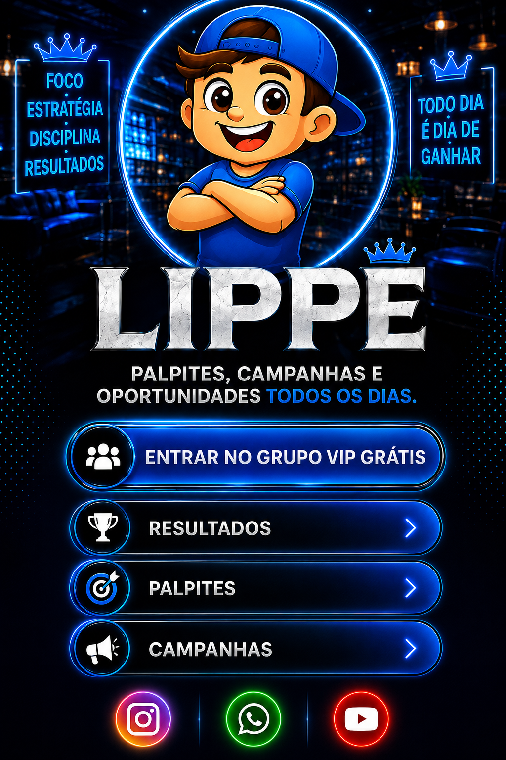 Página principal do Lippe