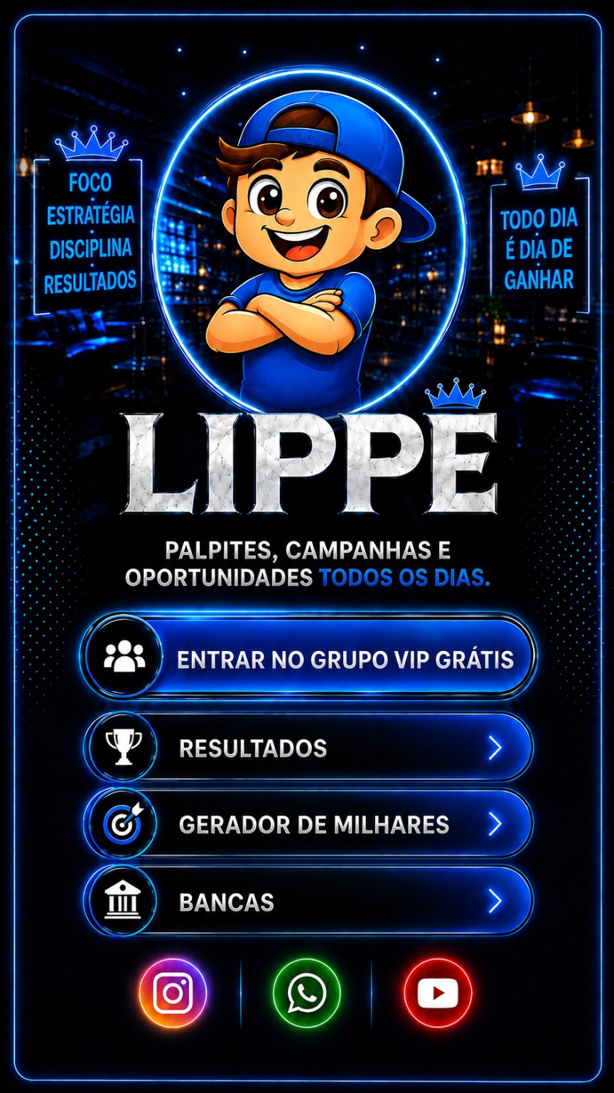 Lippe — grupo VIP, resultados, gerador de milhares e bancas